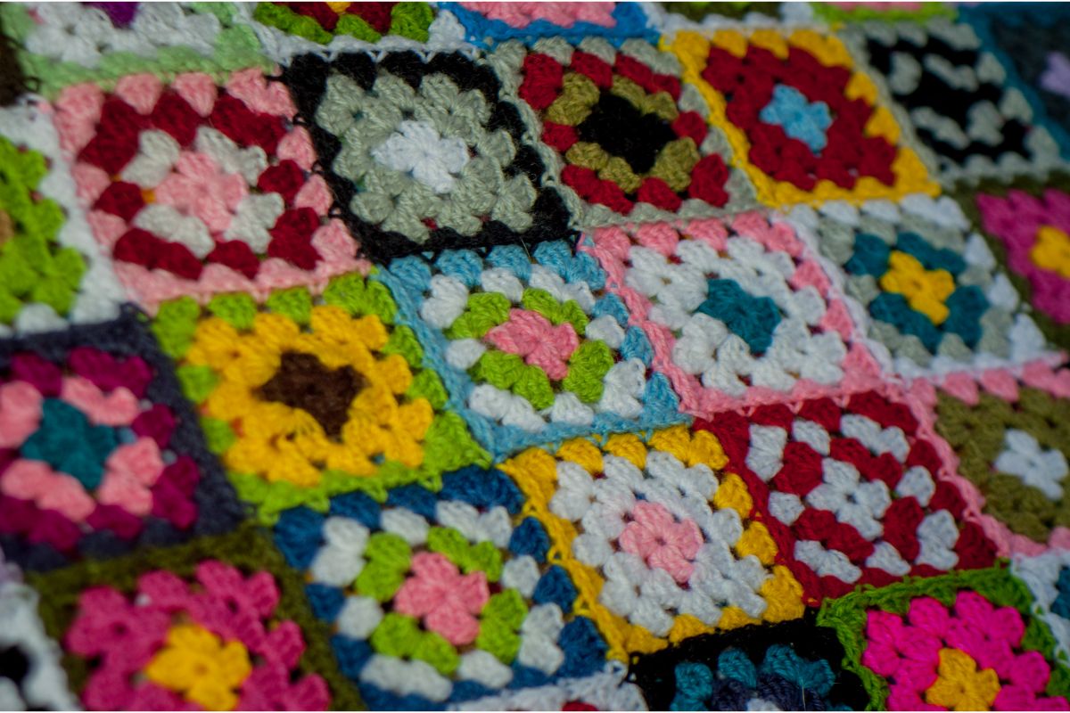 Free Crochet Pattern For Giant Granny Square Design